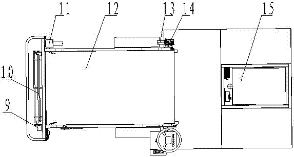 Self-propelled electric green leafy vegetable harvesting machine