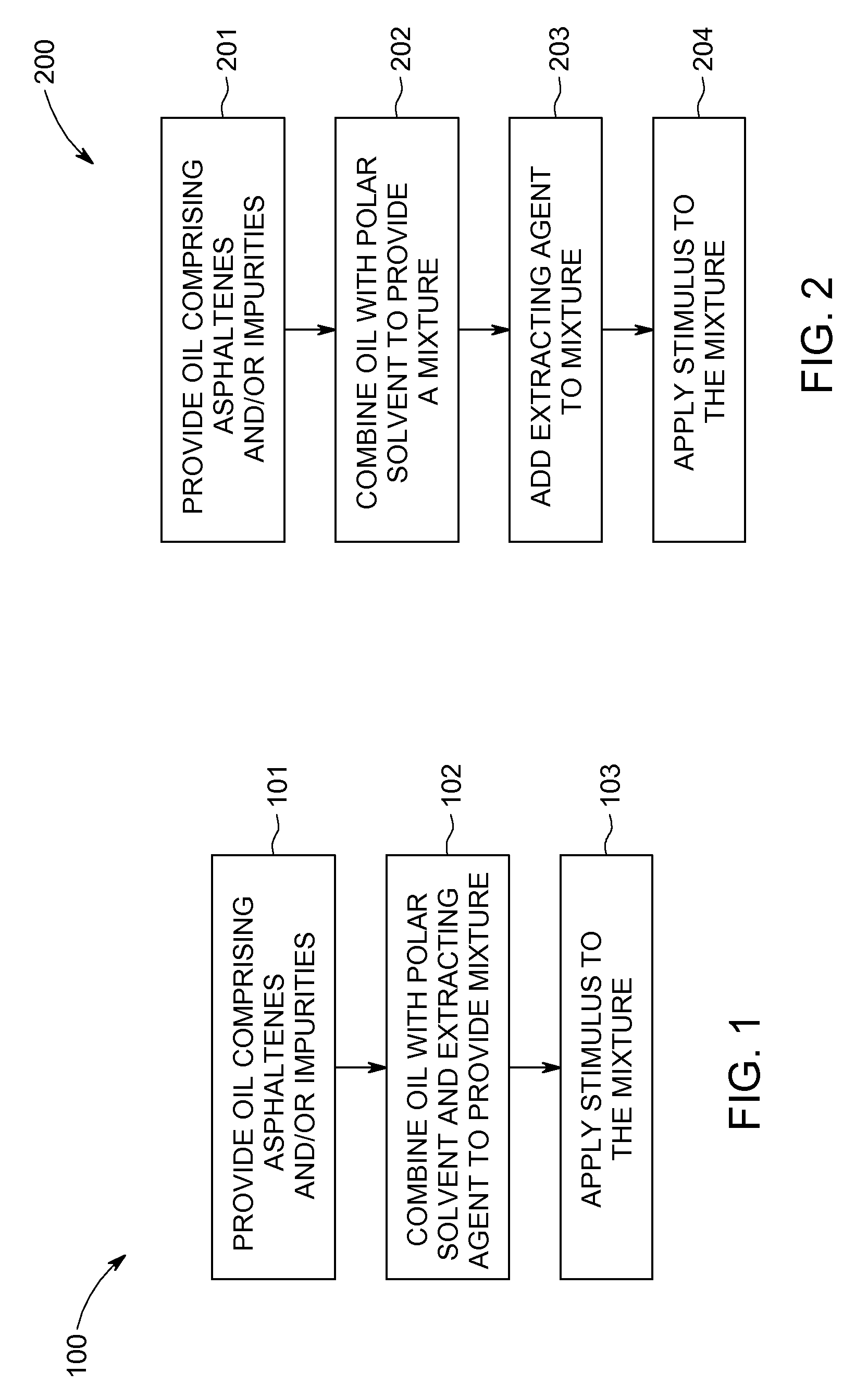 Method for deasphalting and extracting hydrocarbon oils