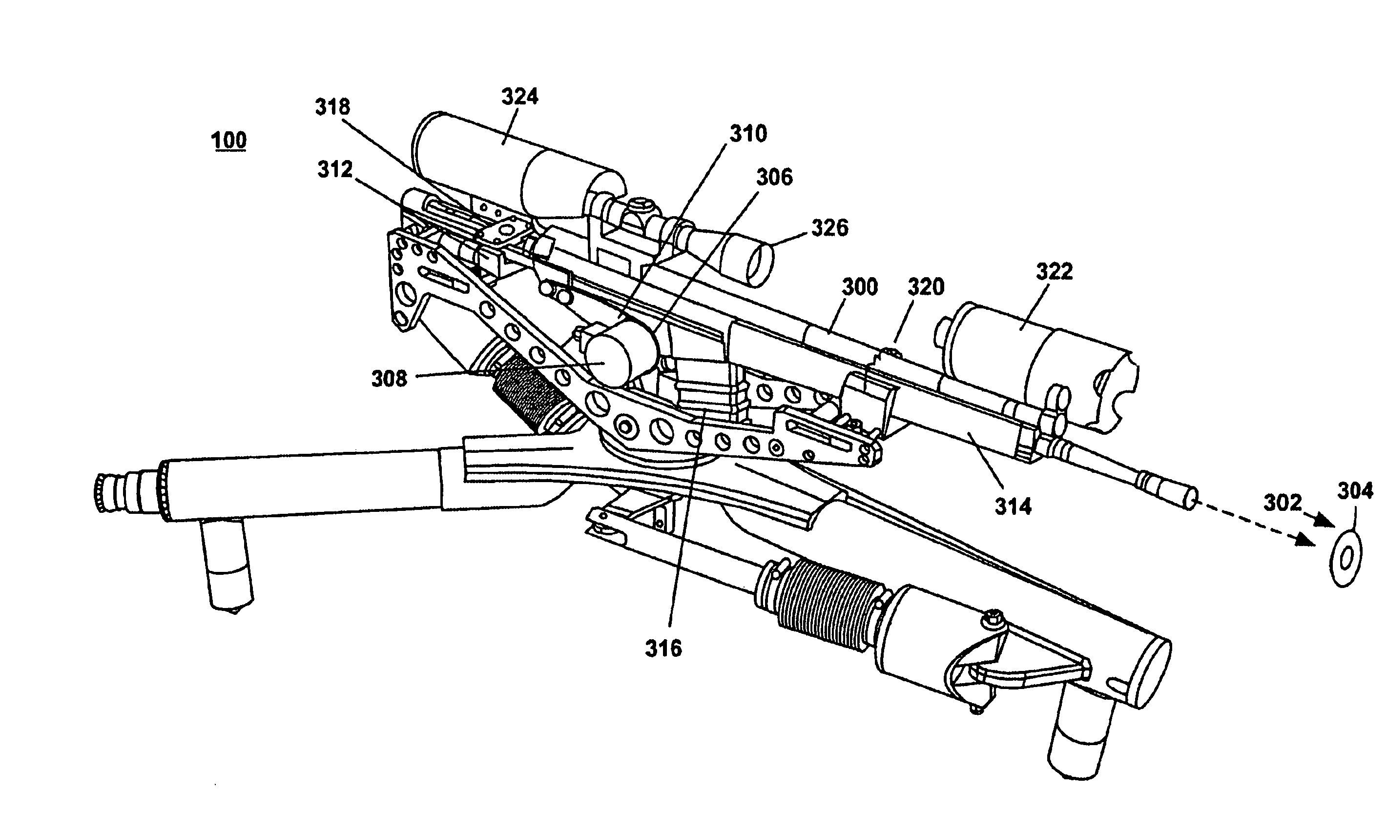 Remote aiming system with video display