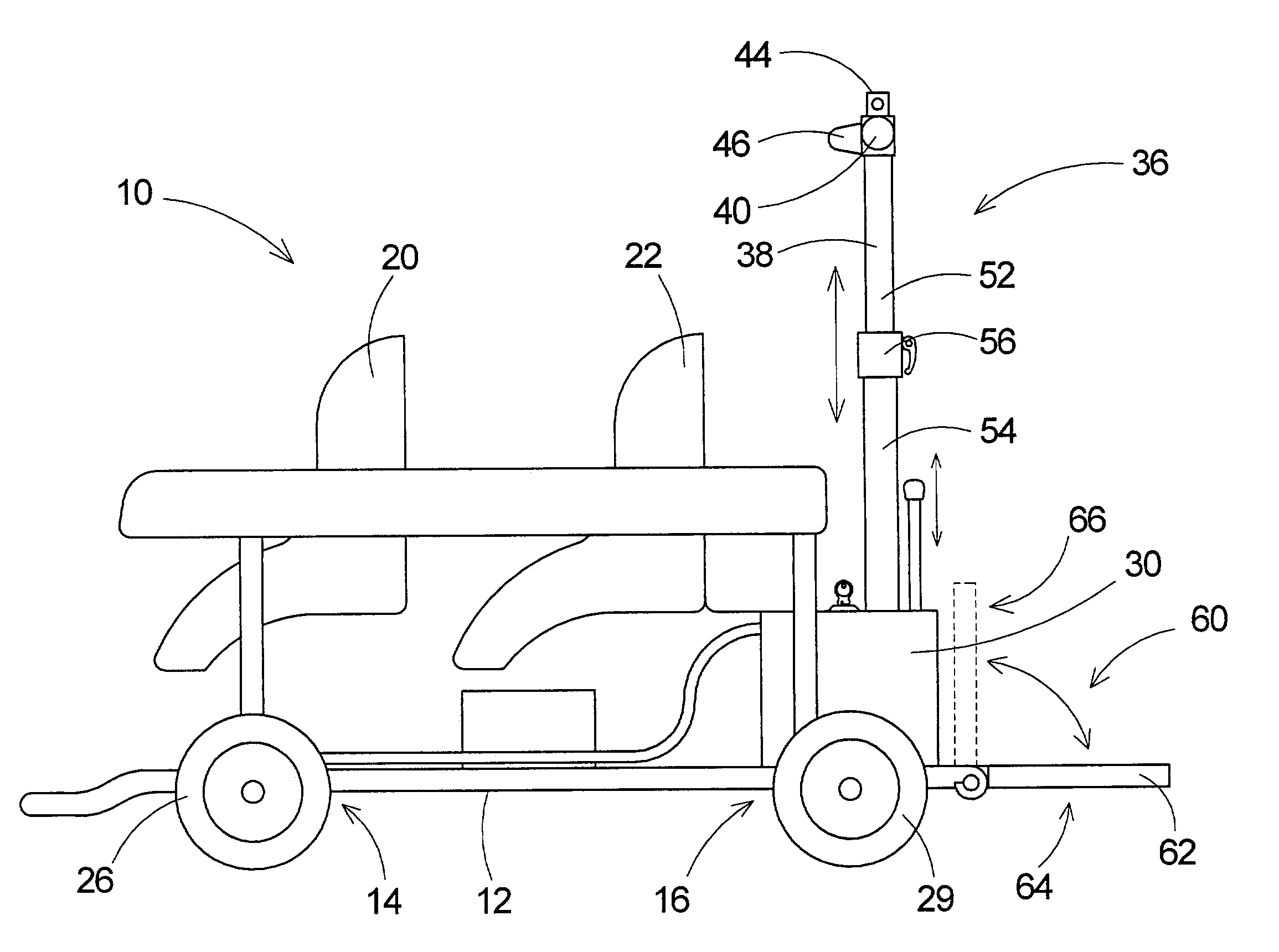 Child and adult transporting stroller system