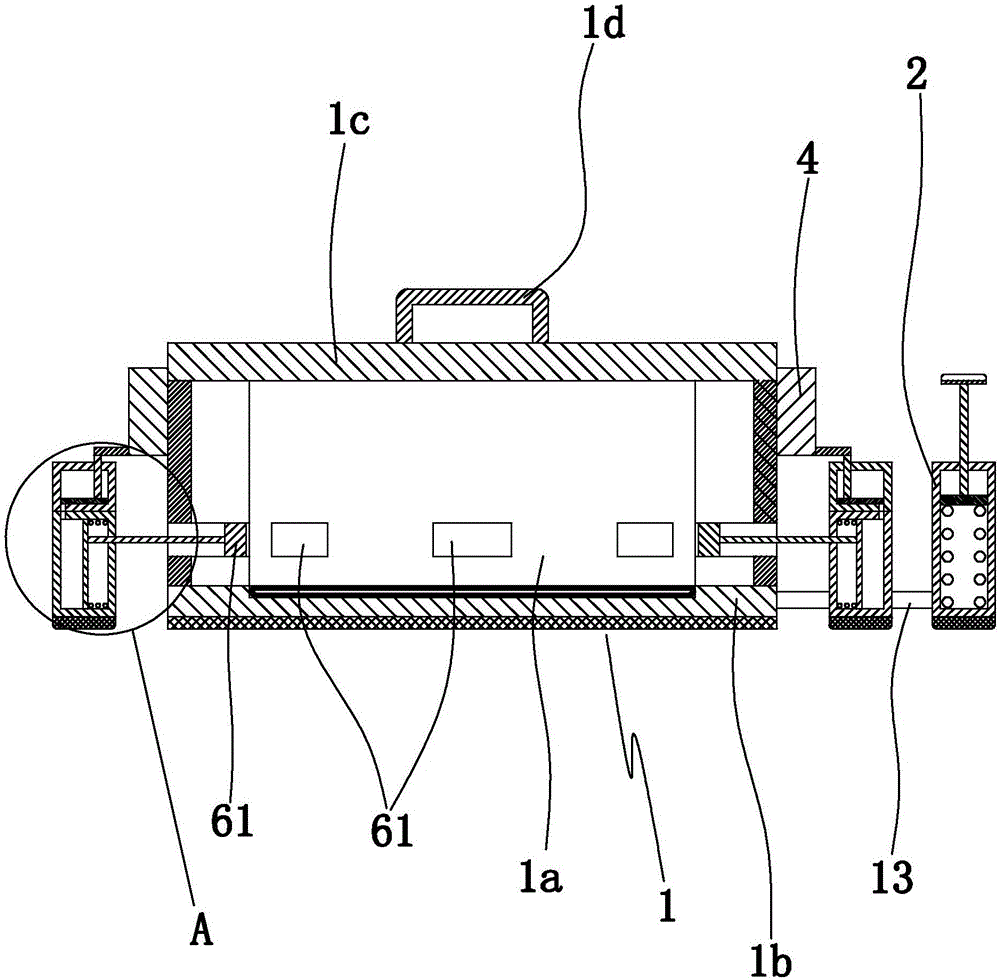 Rapid mixing type dining table condiment container