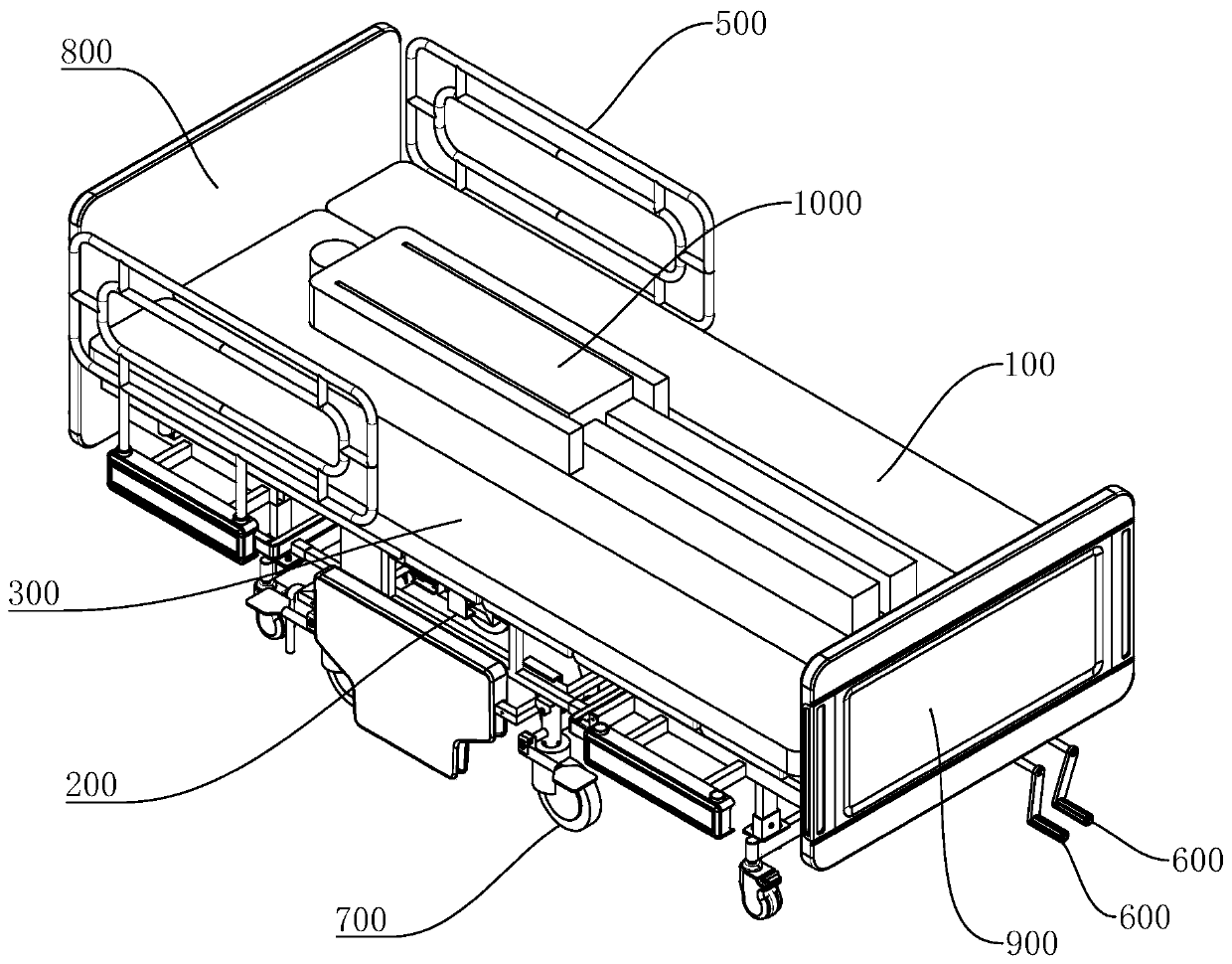 Wheelchair bed