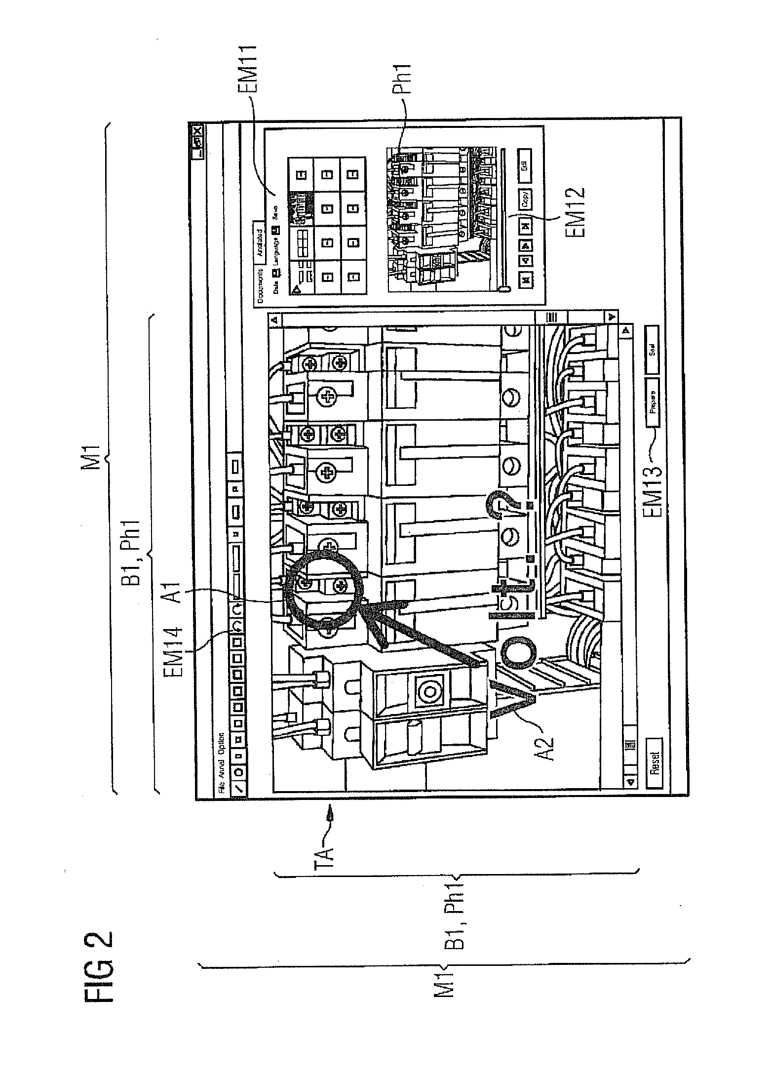 Method for transmitting an image from a first control unit to a second control unit and output unit