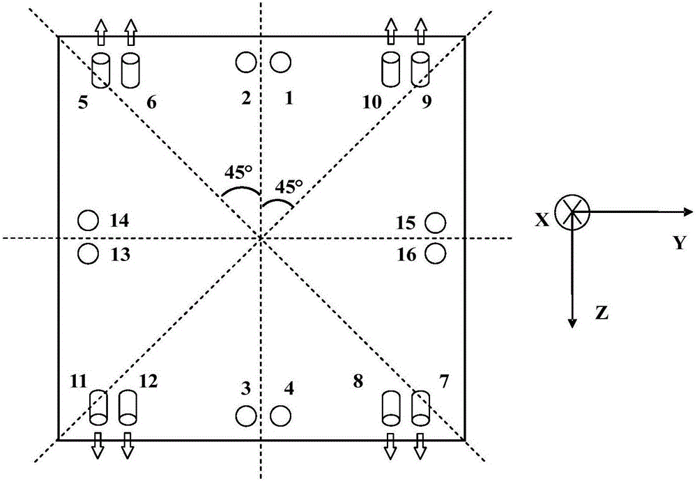 Spacecraft thruster coplanar dual backup layout design method