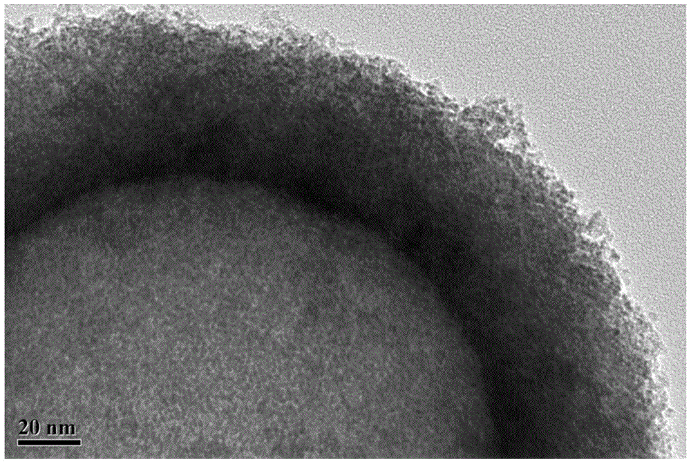 A hollow zirconia nanomaterial with the functions of tumor microwave hyperthermia and CT imaging and its preparation method and application