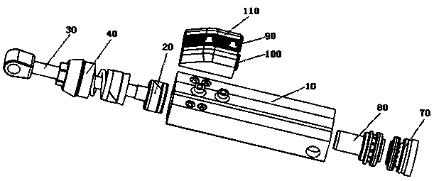 Knee joint prosthesis, hydraulic damper for artificial limb and energy storage acting method of hydraulic damper for artificial limb