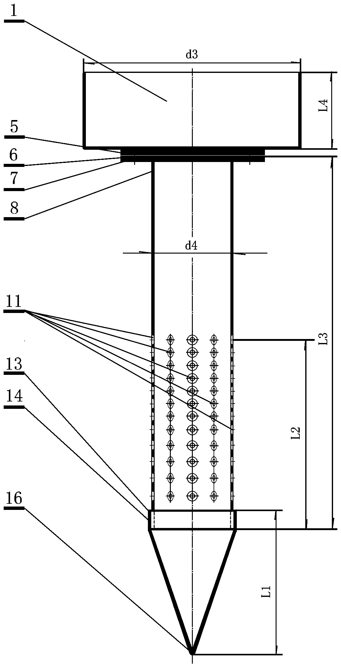 Preparation method of the combined sepiolite tailing desert water storage and suction device