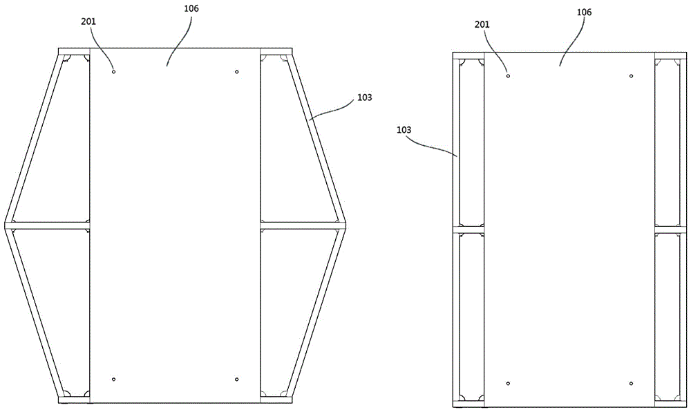 Simple multi-layer vehicle storage carrying equipment based on comb-like transfer robot