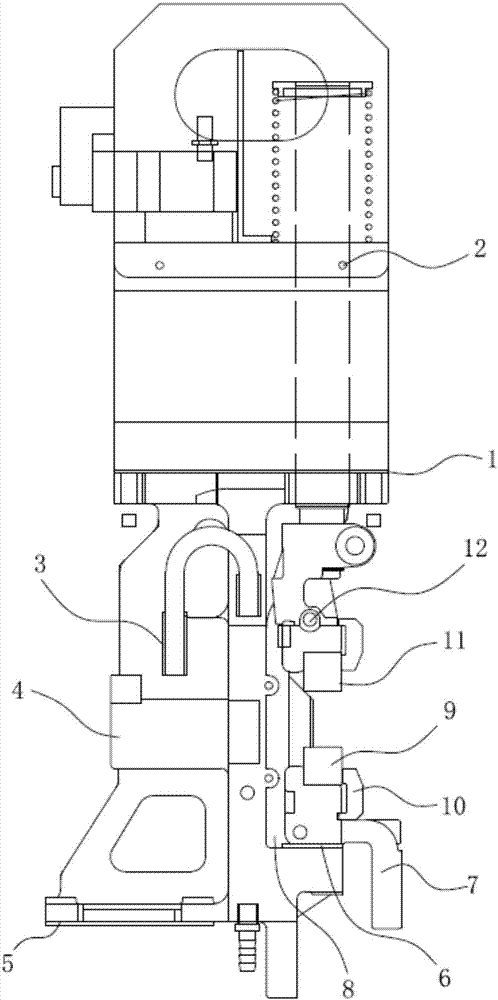 Electrode welding mechanism and mesh welding machine