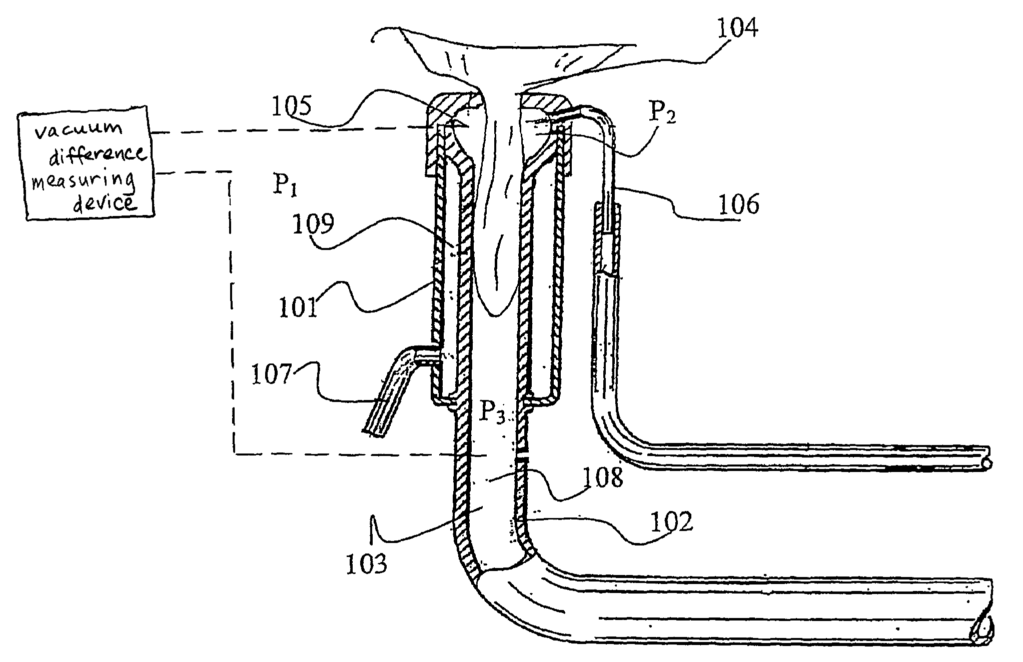 Controlled collar vacuum