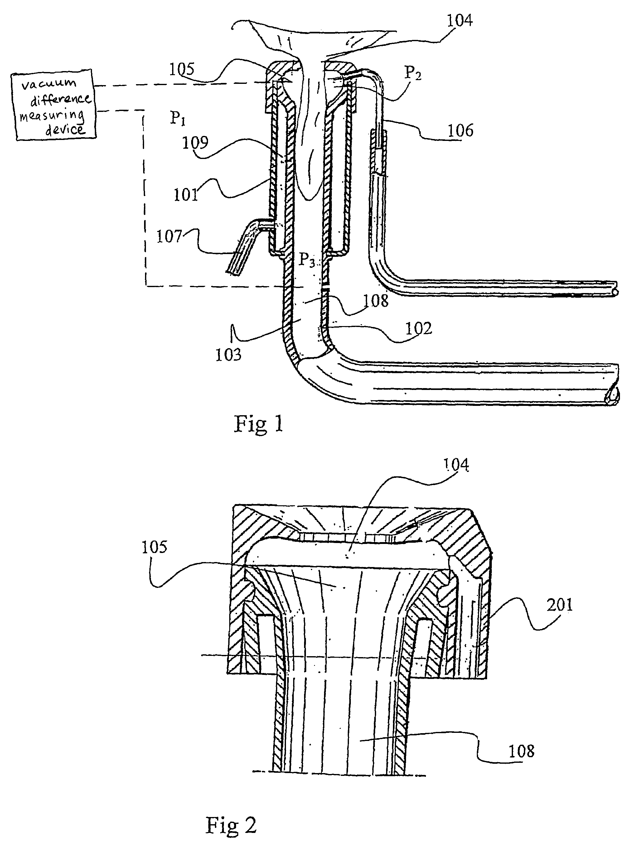 Controlled collar vacuum