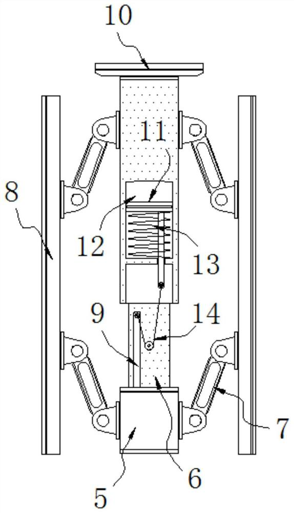 Automatic rotating device with clamping function for metal material spraying