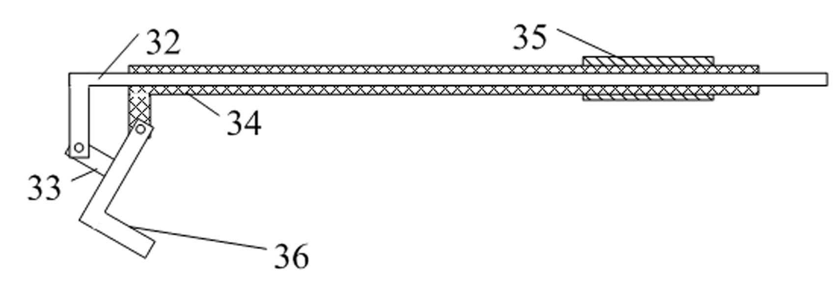 Test machine for simulating hot galvanizing of slat