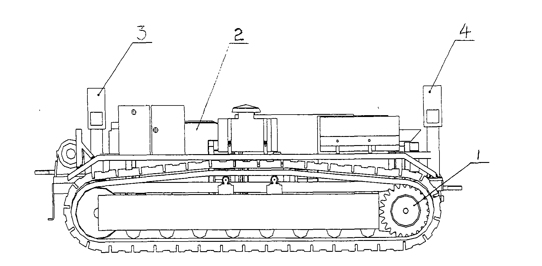 Remotely controlled tracked carrier