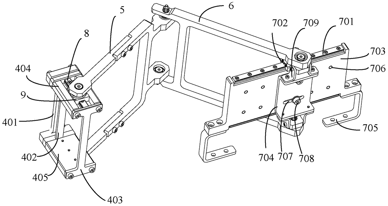 A kind of cable support mechanism and cable platform