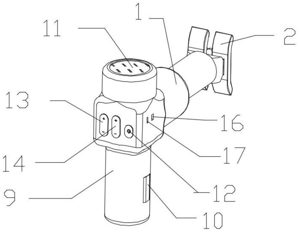 Electric pulse type intelligent fascia gun