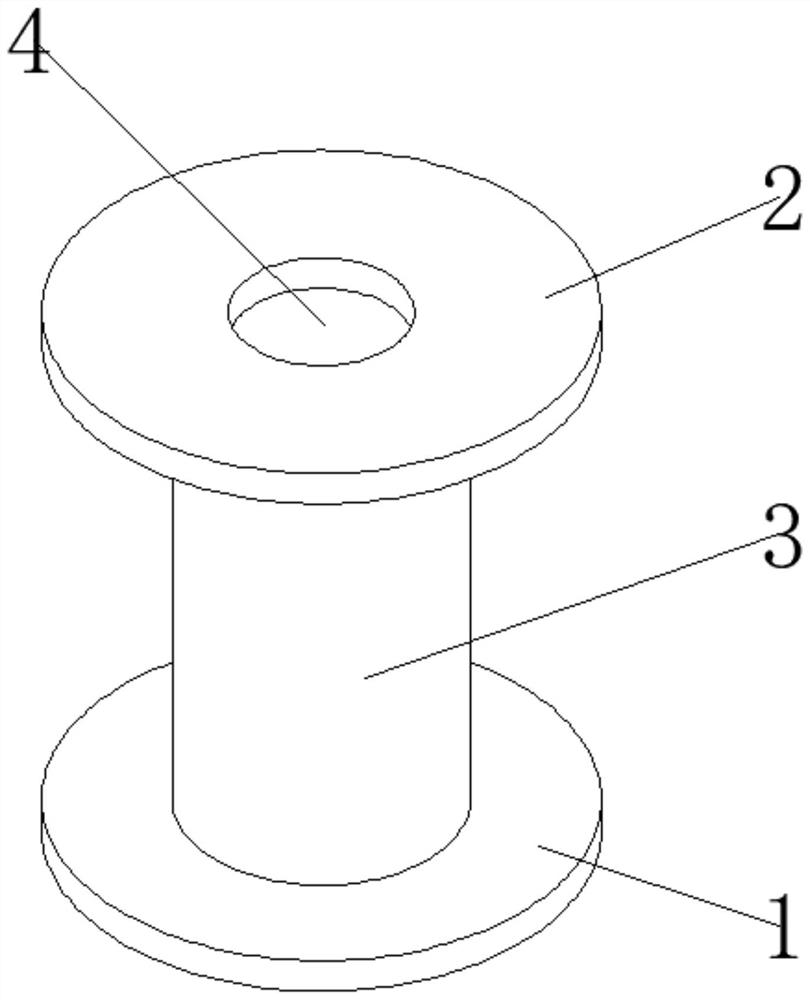 Magnetic telescopic spinning spool for spinning