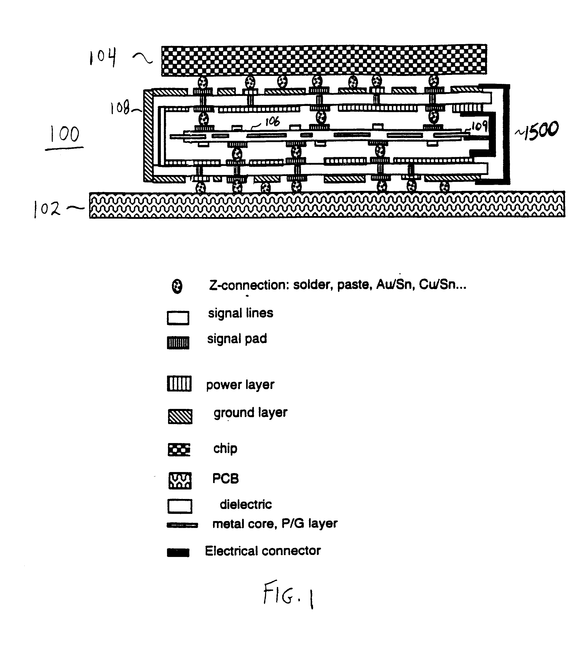 Composite interposer and method for producing a composite interposer