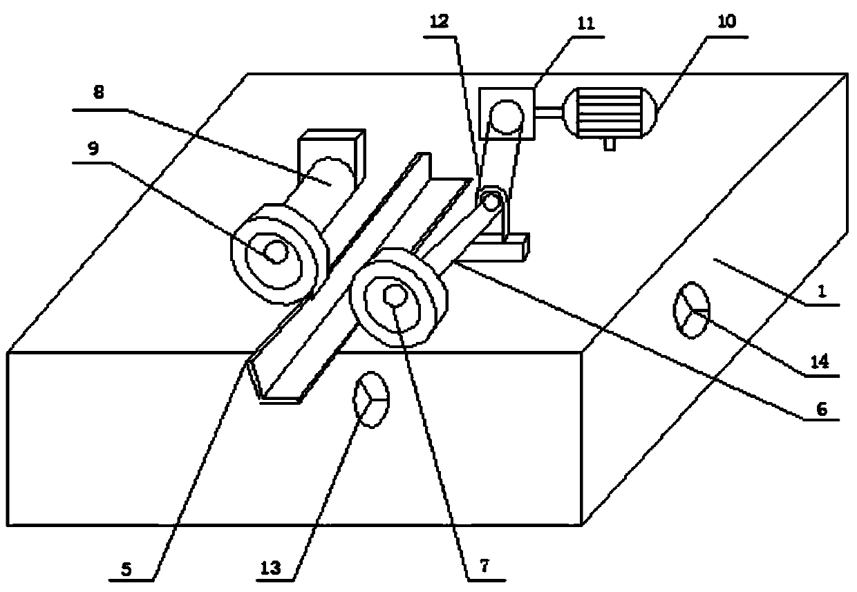 Round pipe polishing machine