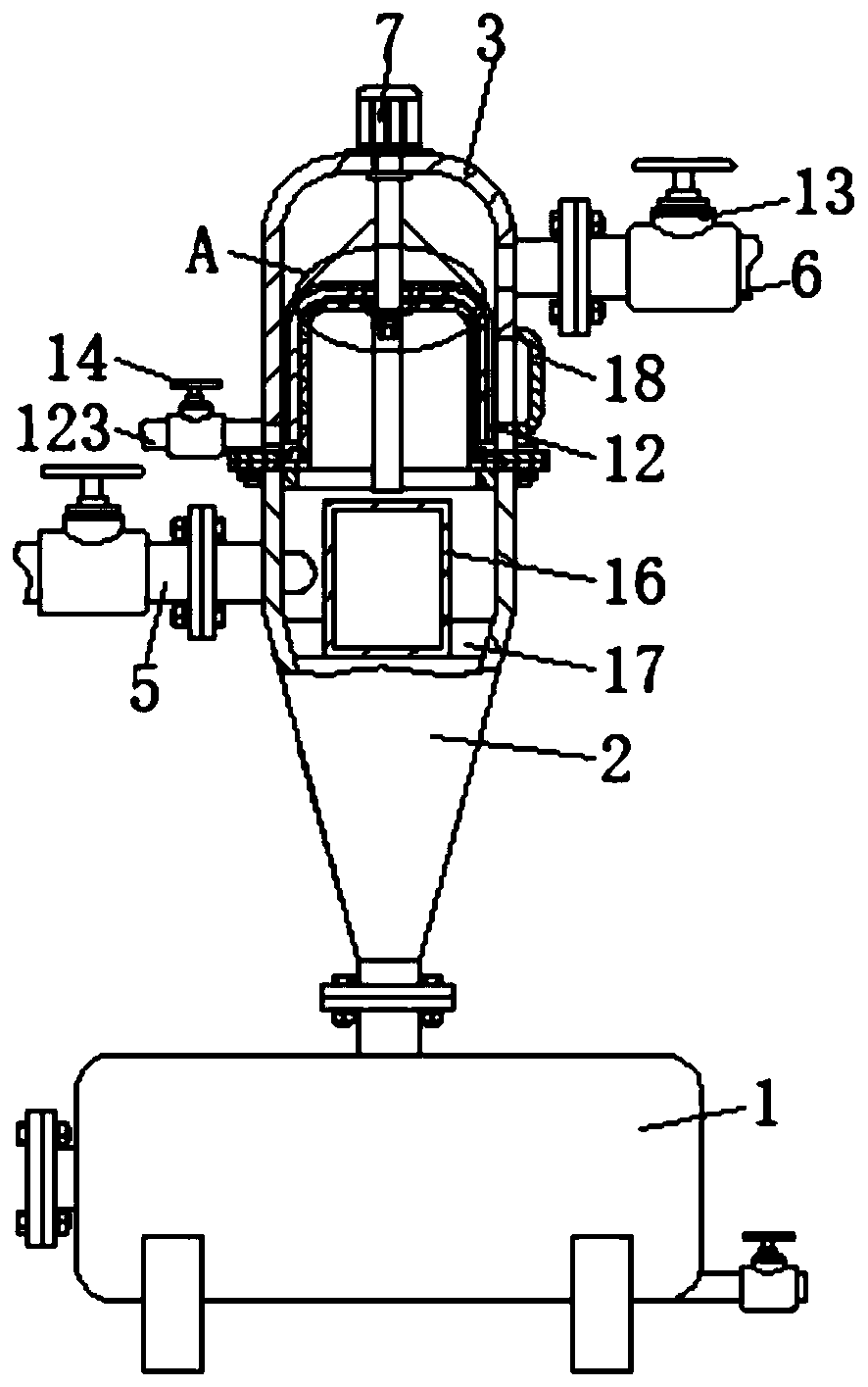 Self-flushing water-saving irrigation water filter