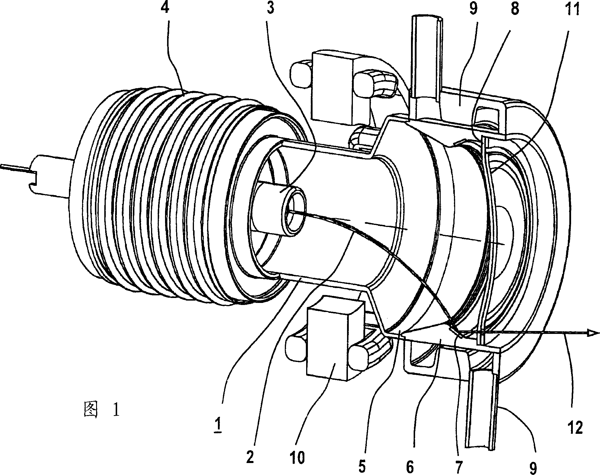 X-ray tube with ring anode and its application