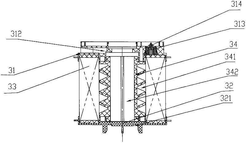 Spiral gasoline filter