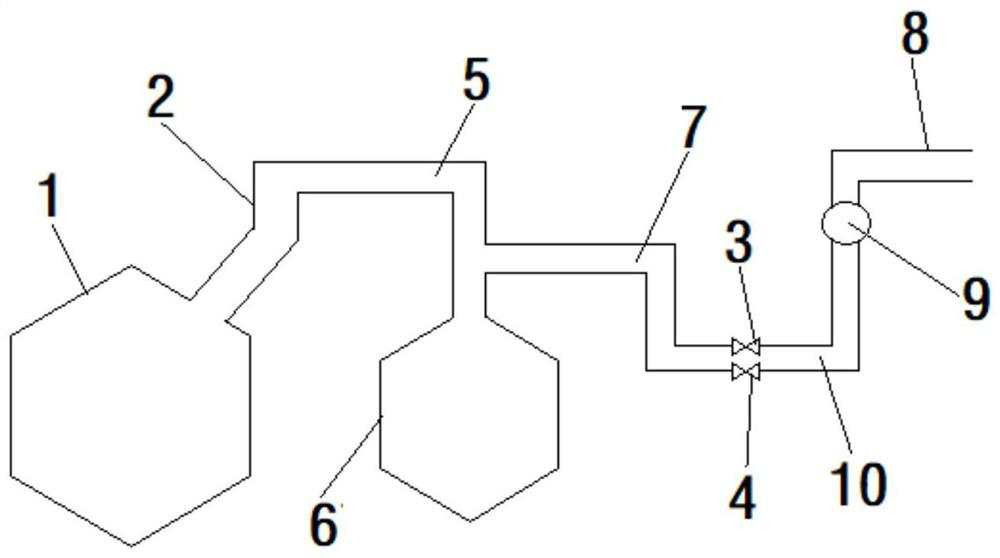 Reaction kettle for producing polyester resin