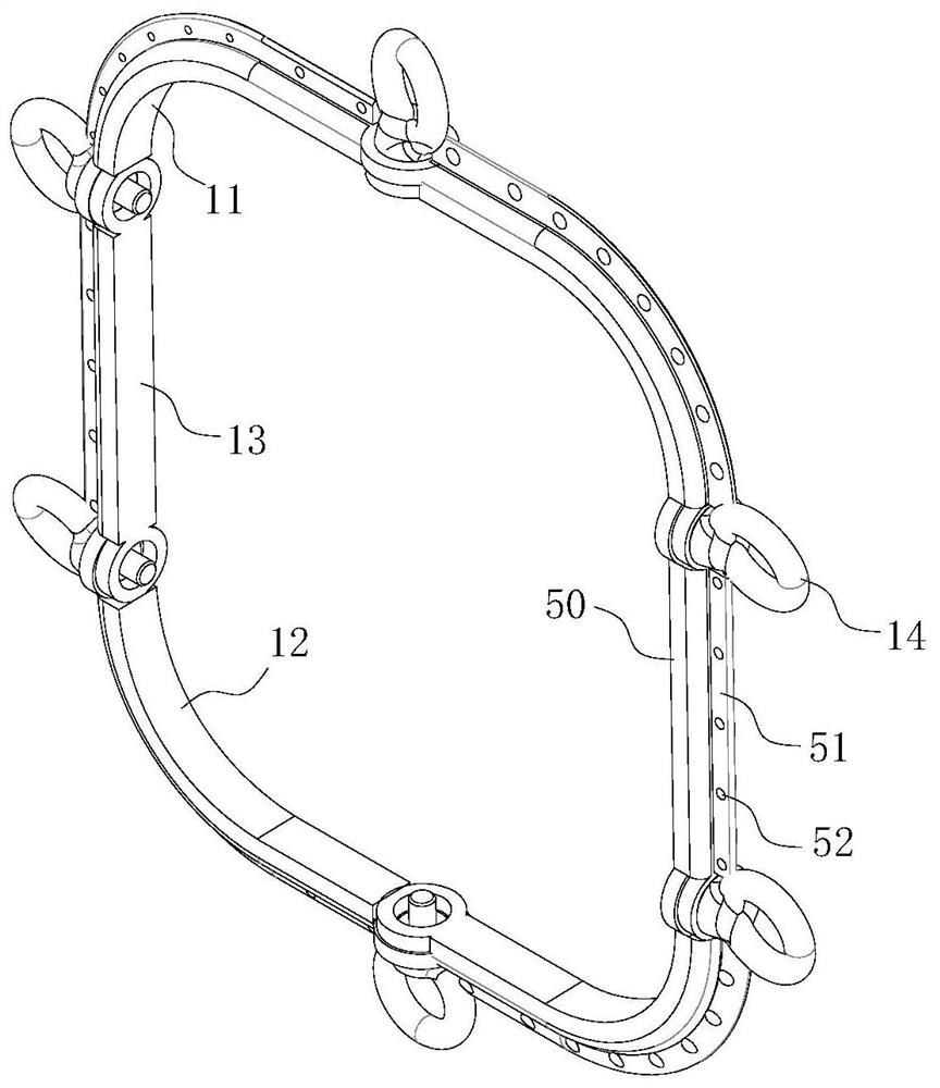 Retractor structure for neurosurgery department