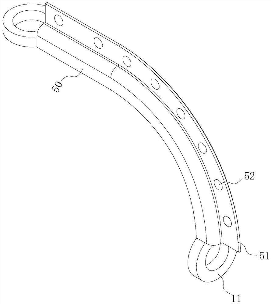 Retractor structure for neurosurgery department