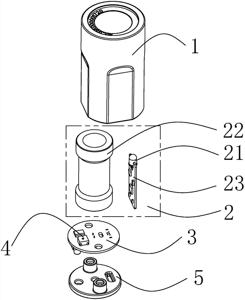 A portable main and collateral channel energy meter