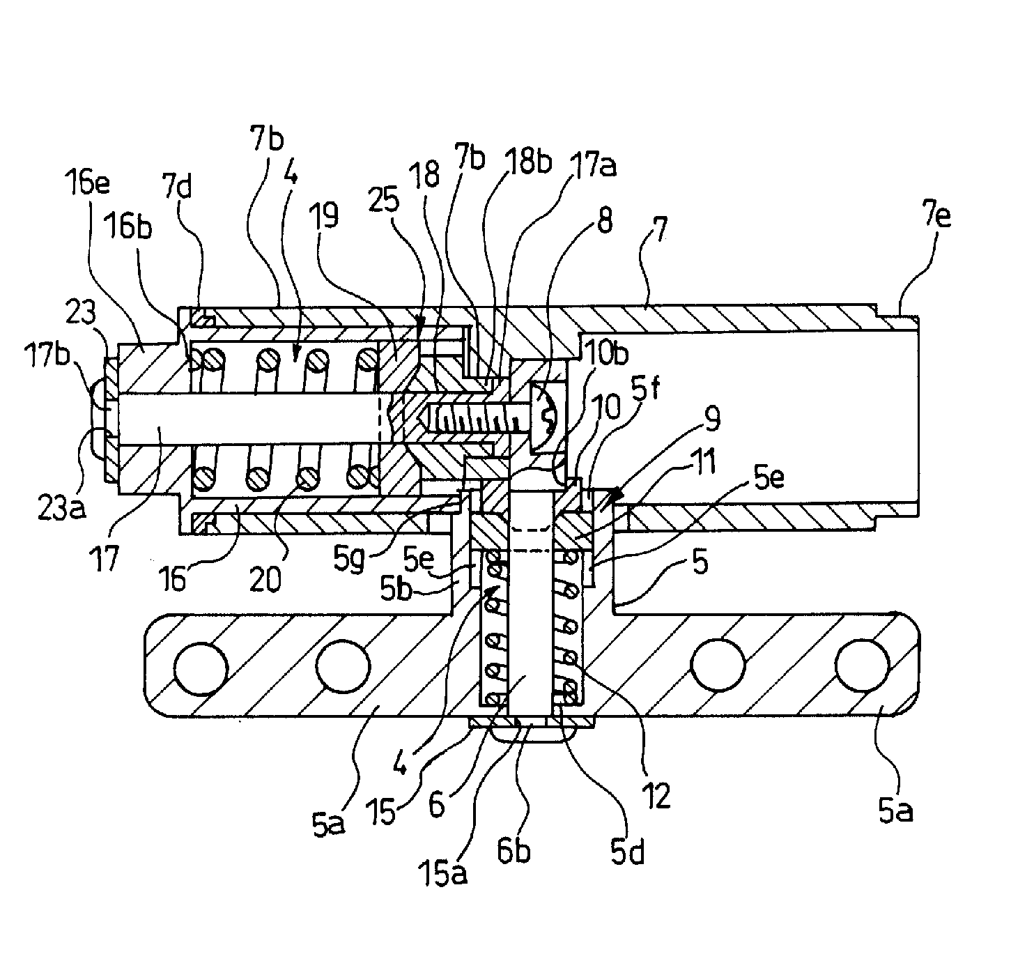 Hinge for portable terminal