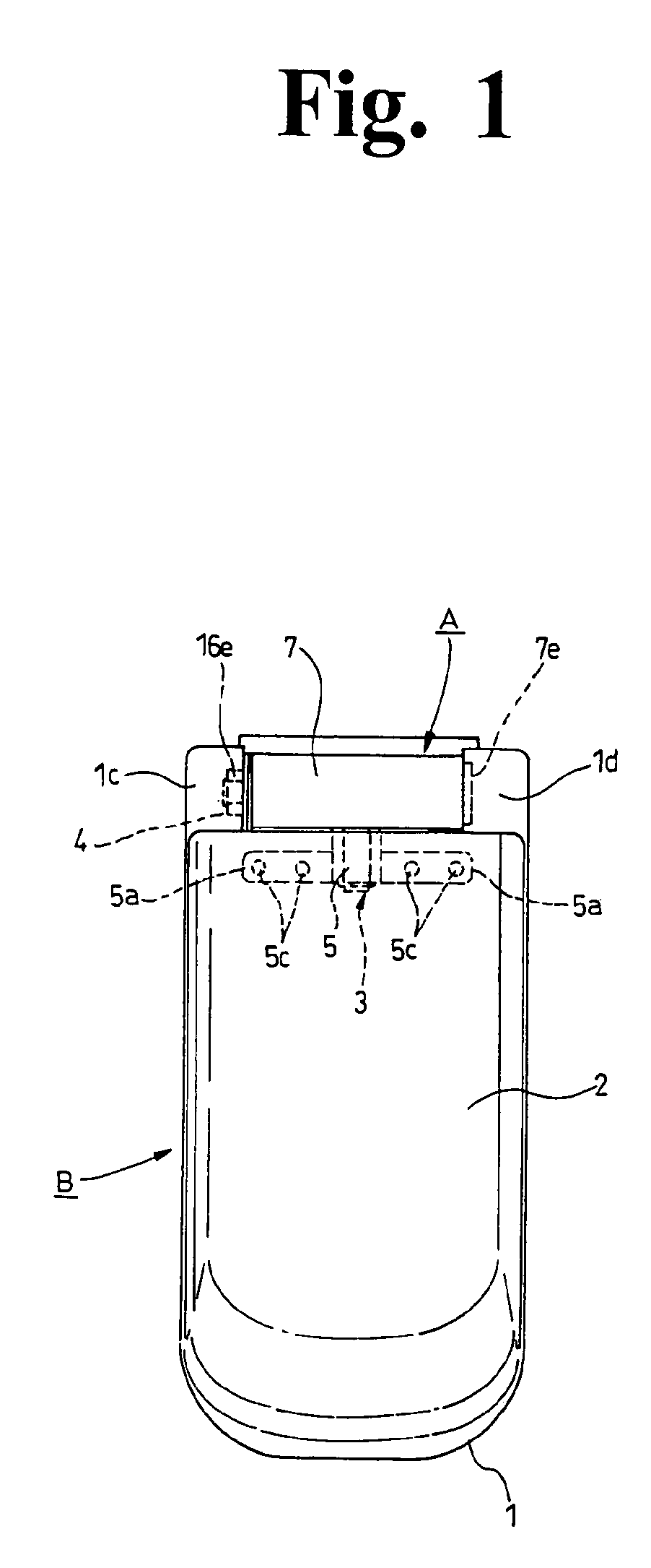 Hinge for portable terminal