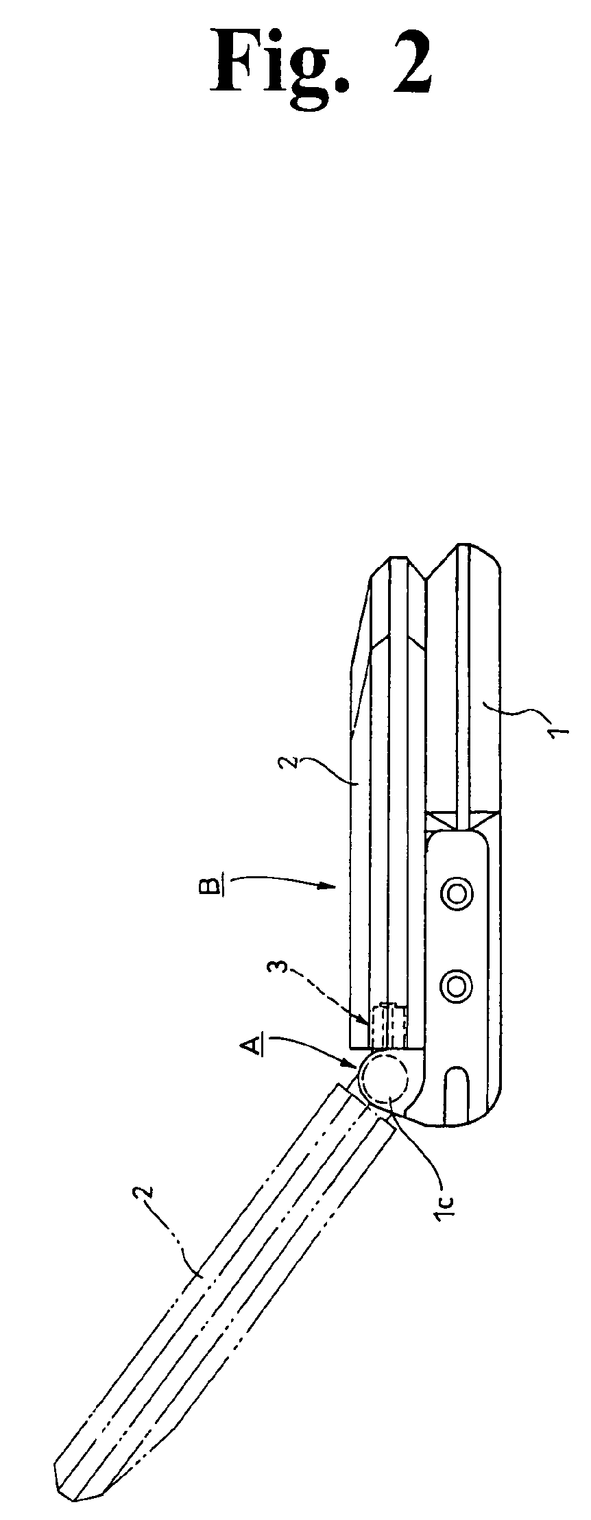 Hinge for portable terminal