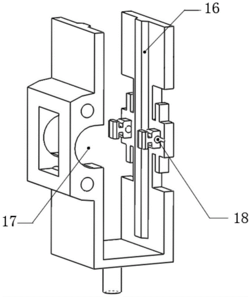 A kind of miniature slope shock absorber