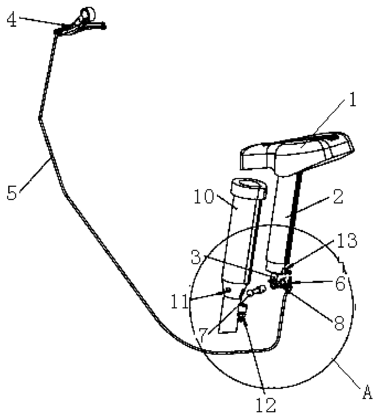 Adjustable seat rod and bicycle with adjustable seat rod