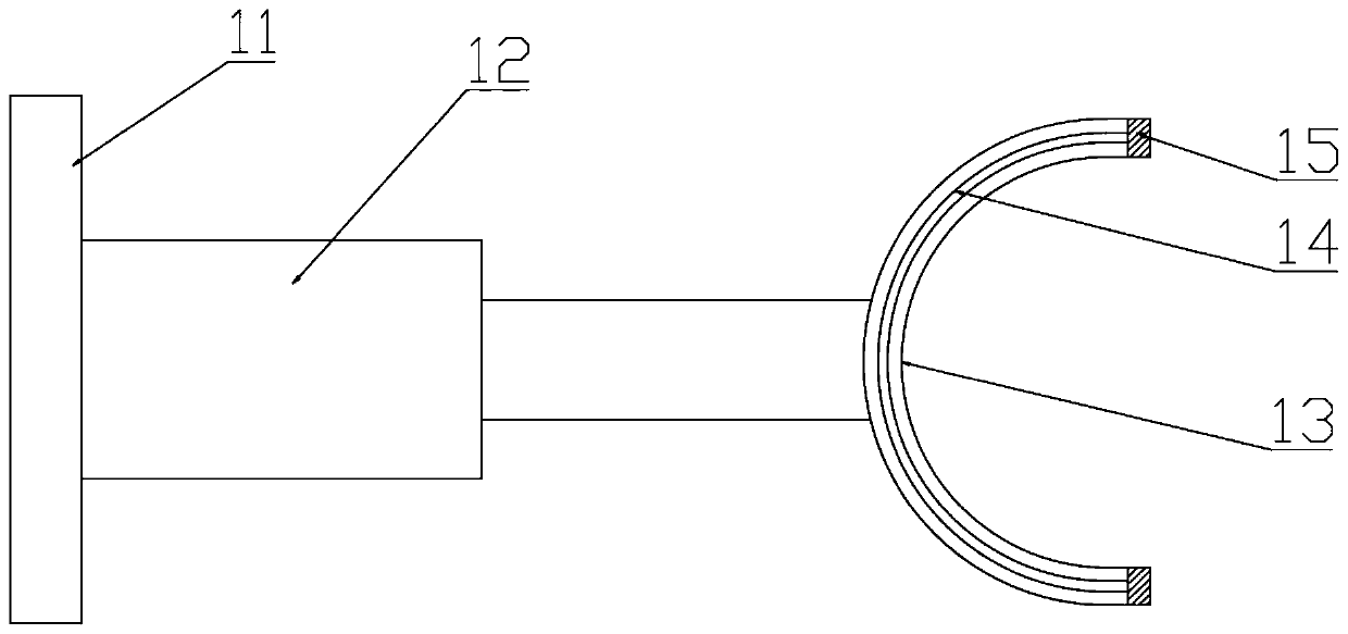 Efficient spraying and drying device for automobile hub spraying