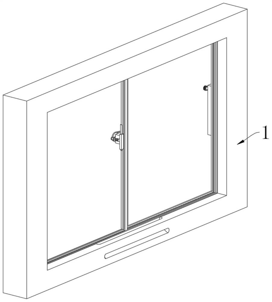 Waterproof connecting structure of aluminum alloy door and window