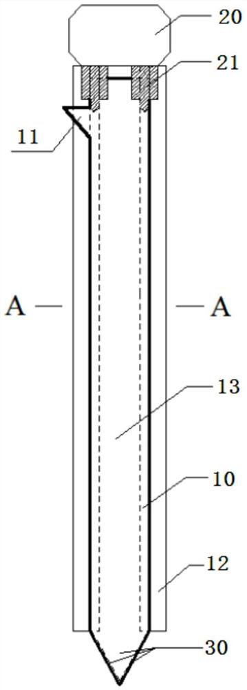 A kind of valve type concrete sheet pile hole forming device and hole forming method