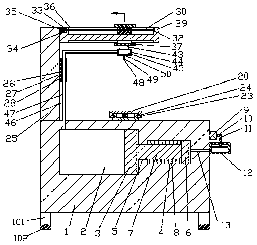 An automatic gluing device