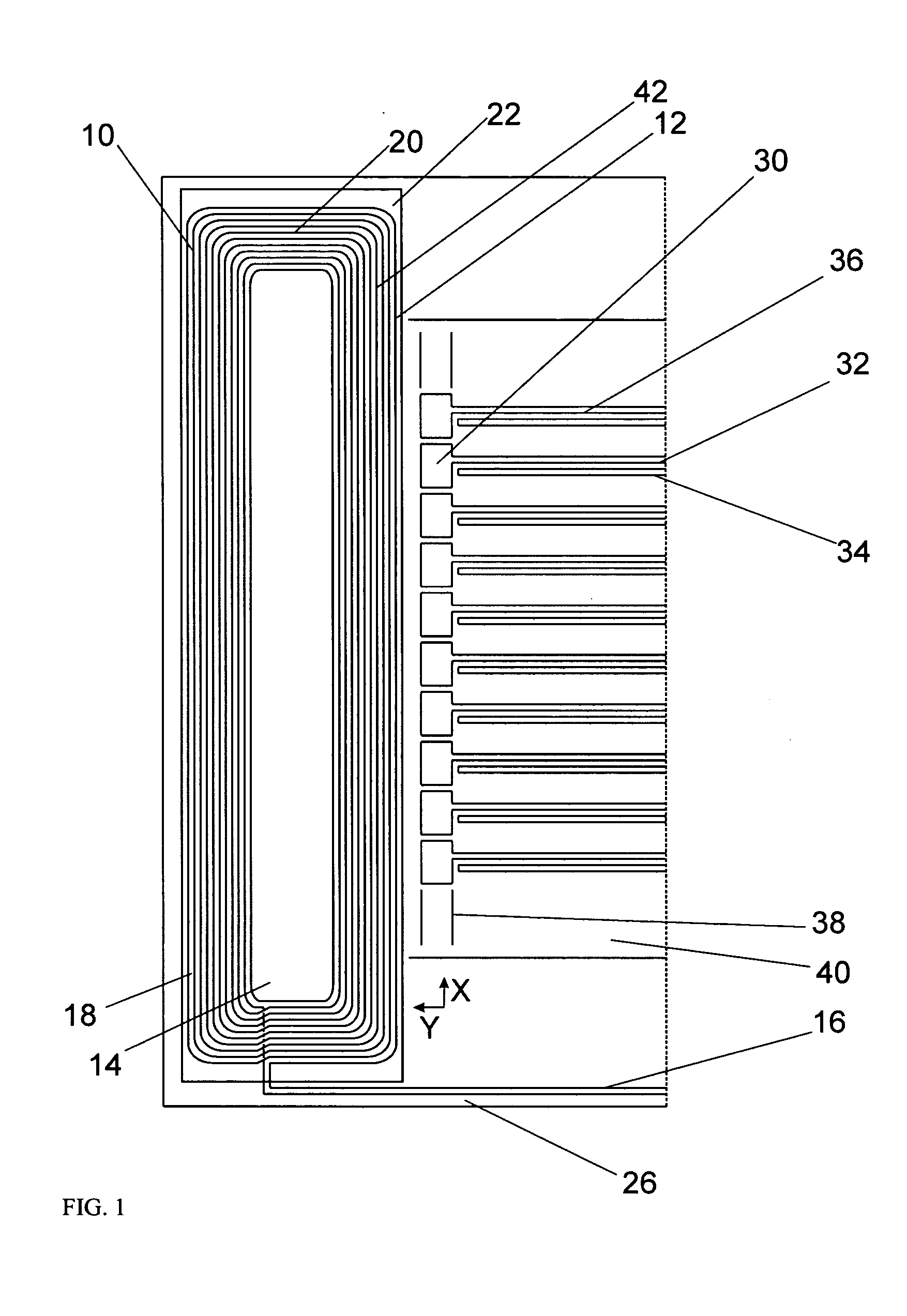 Hybrid wound/etched winding constructs for scanning and monitoring