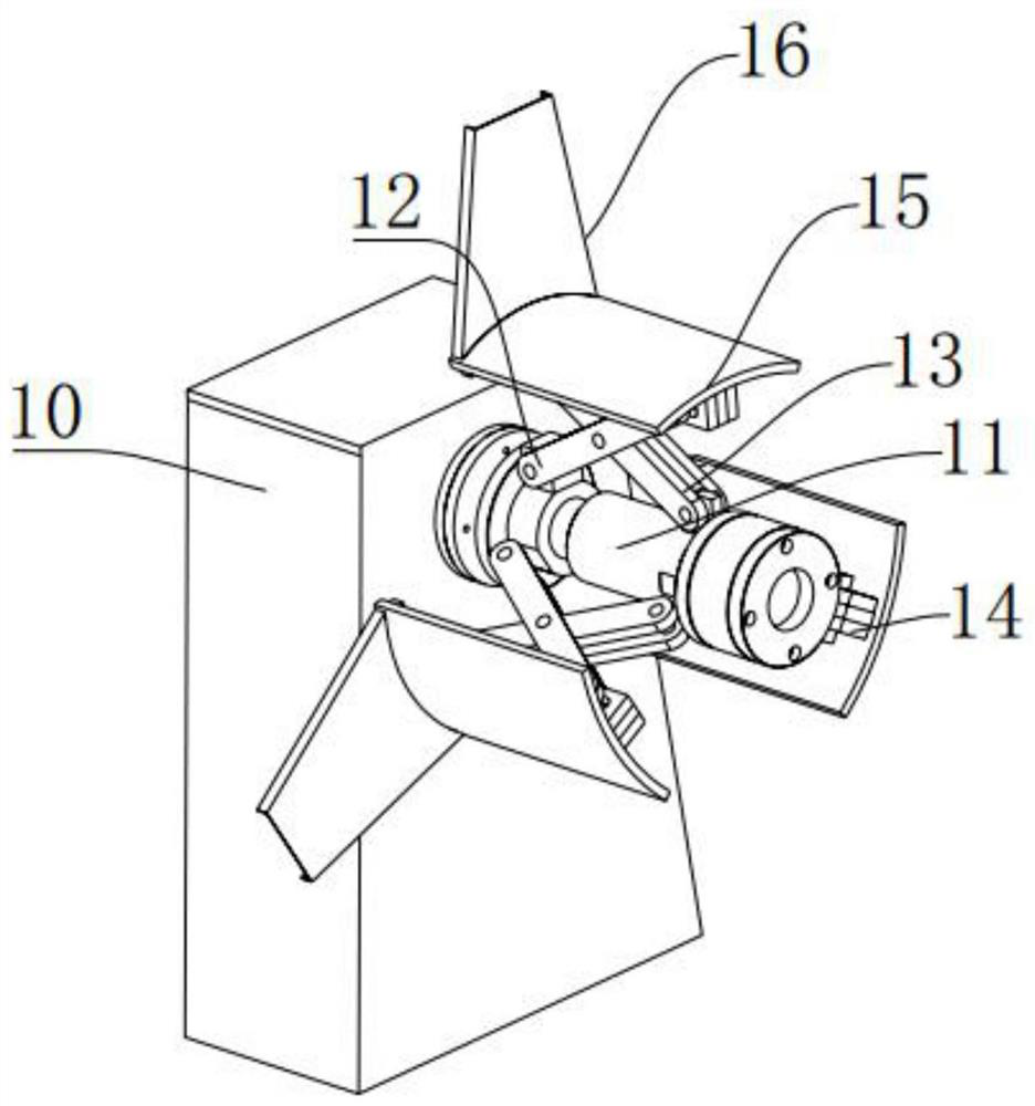 Cloth flattening device for garment processing