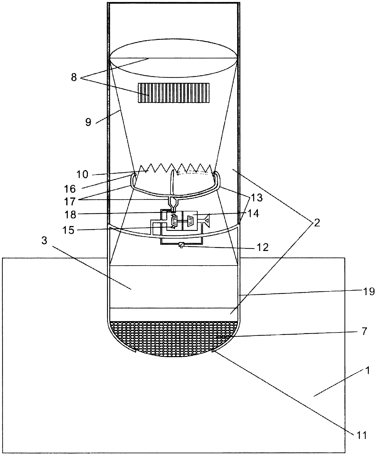 Novel fan exhaust gas recirculation type turbocharging range hood