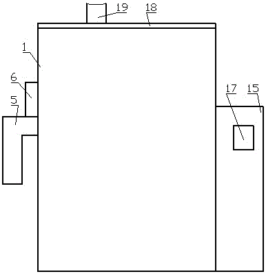 Beveled accumulating-type environmental protection equipment with automatic hogwash oil collection function