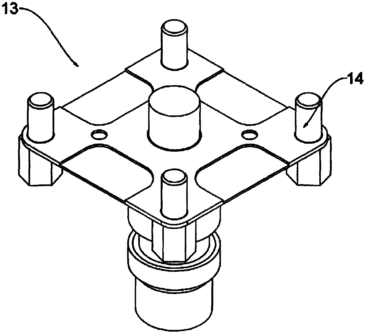 Five-axis three-dimensional measuring machine