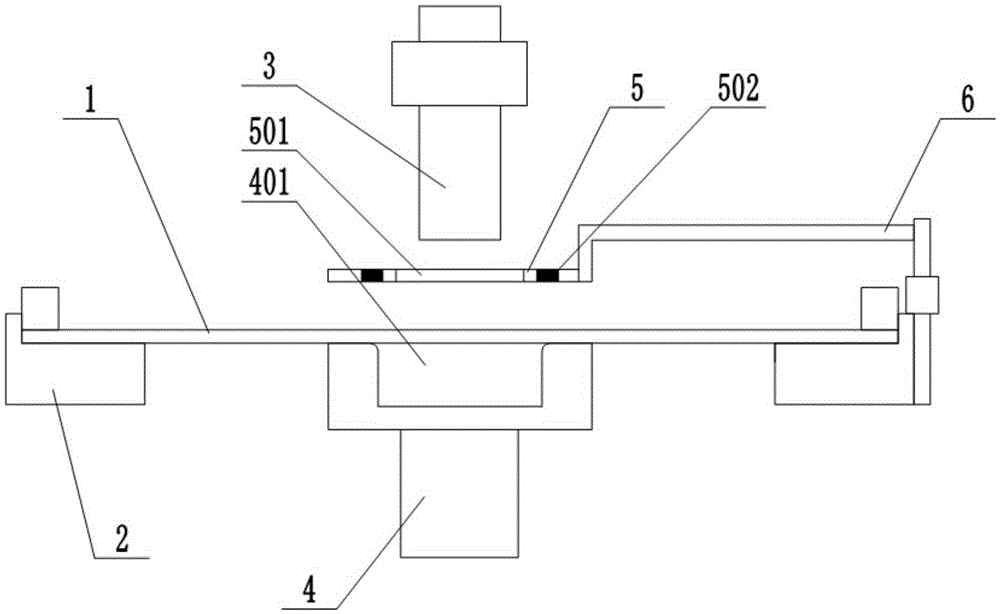 Crack detection tool for metal plate stamping