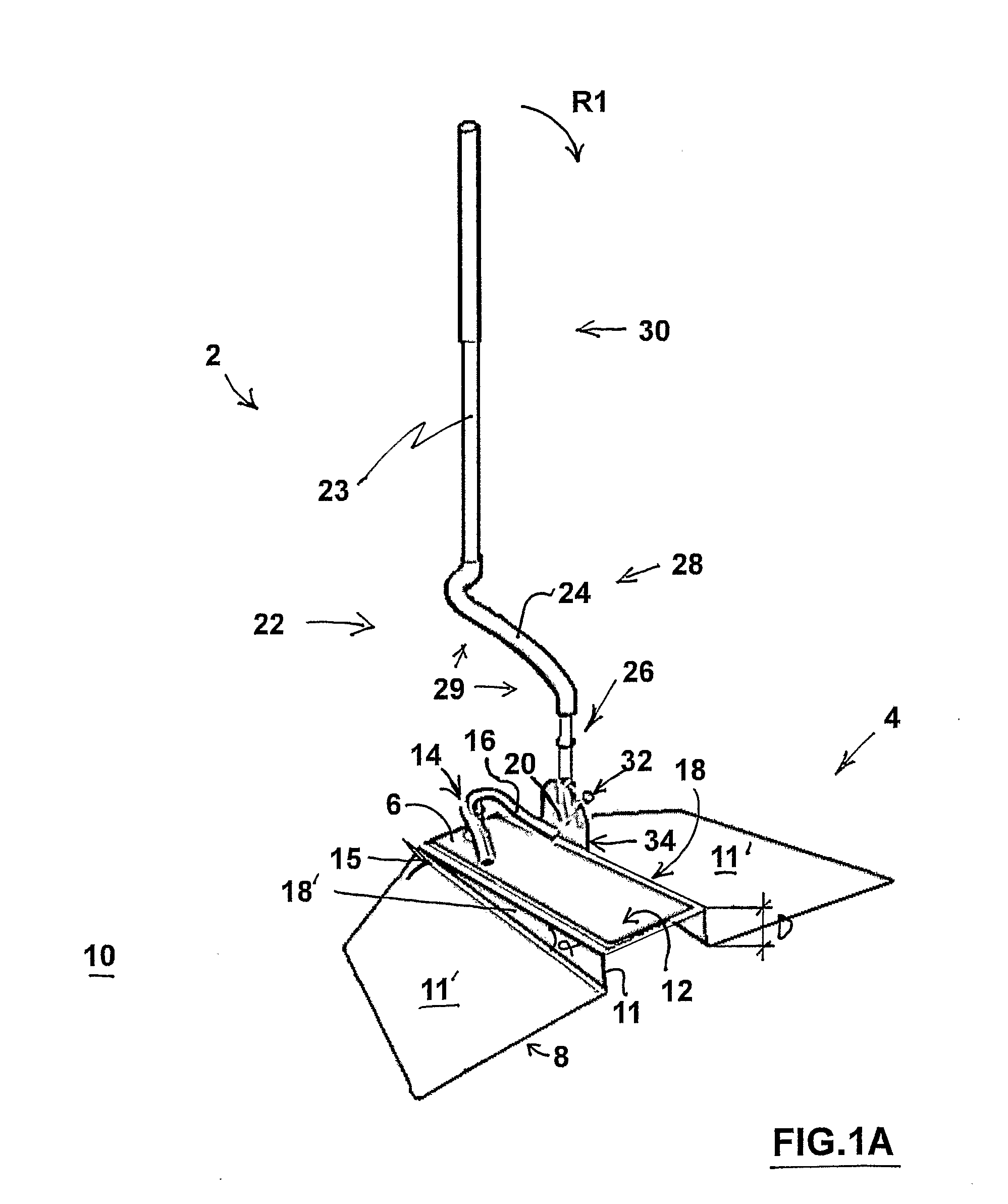 Exercising apparatus for calf muscle stretching