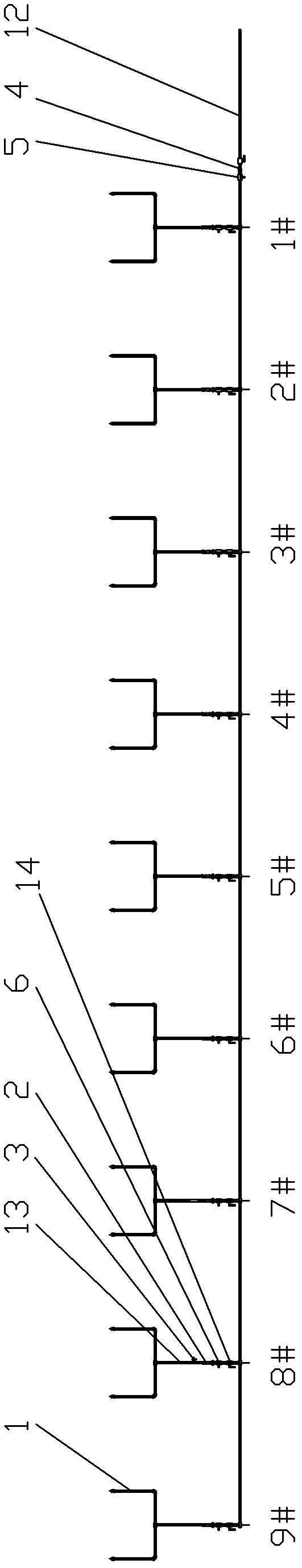 Automatic ignition and air entraining device and method for full automatic casting machine