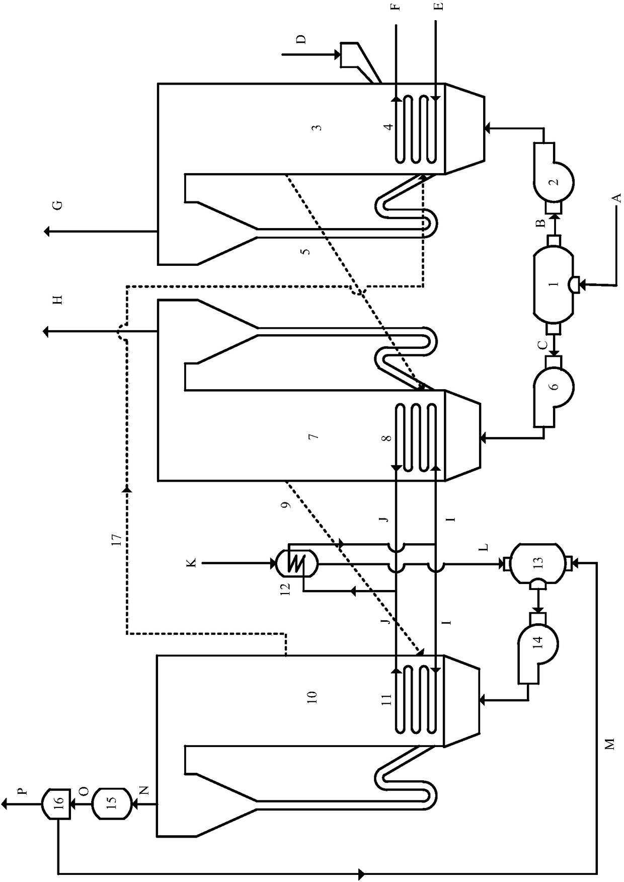 Device and method for preparing ammonia gas based on chemical chain reaction