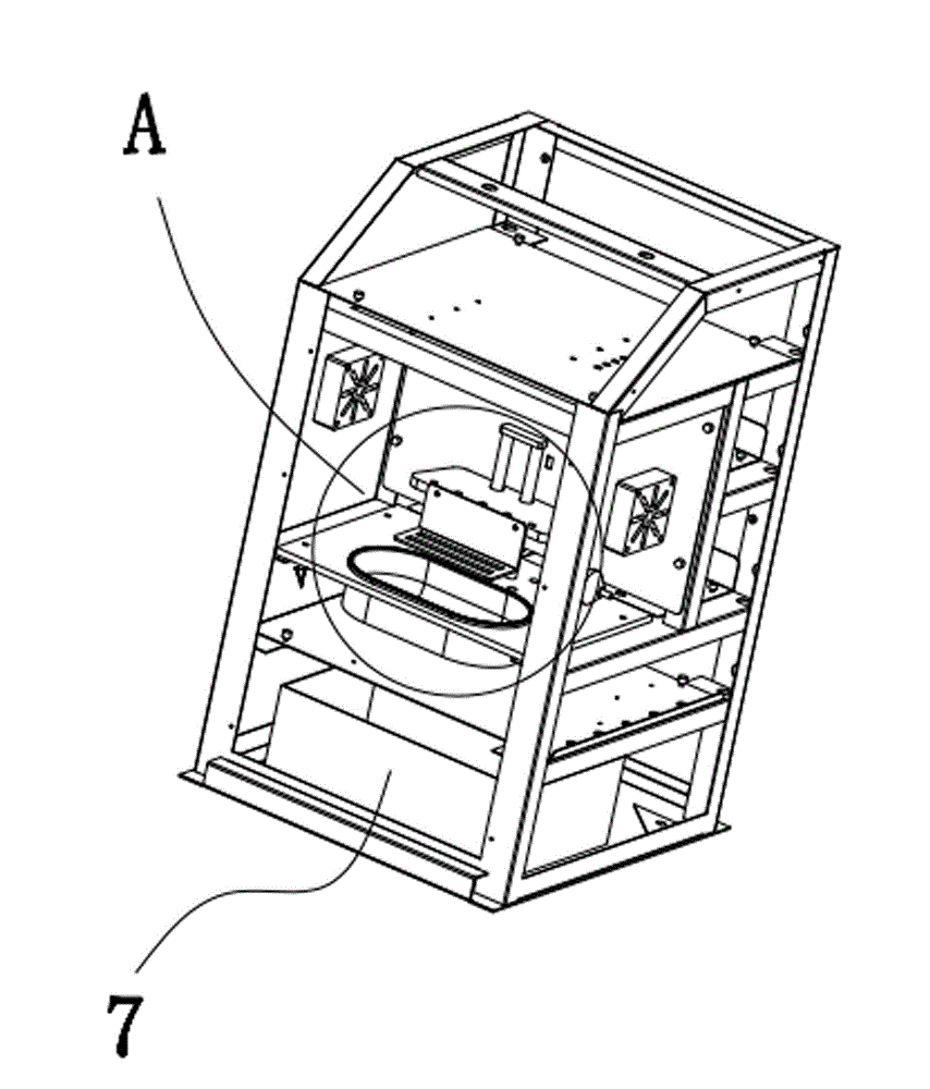 Full-automatic spray nozzle washing machine