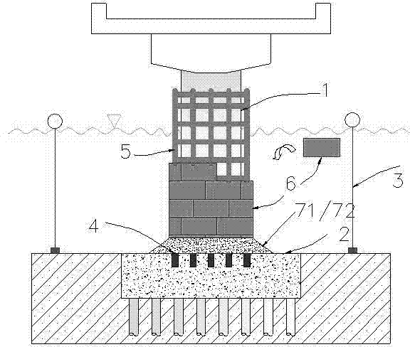 Construction method for fast assembling precast concrete panels to reinforce underwater structure